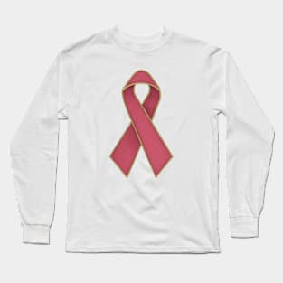 breast cancer ribbon Long Sleeve T-Shirt